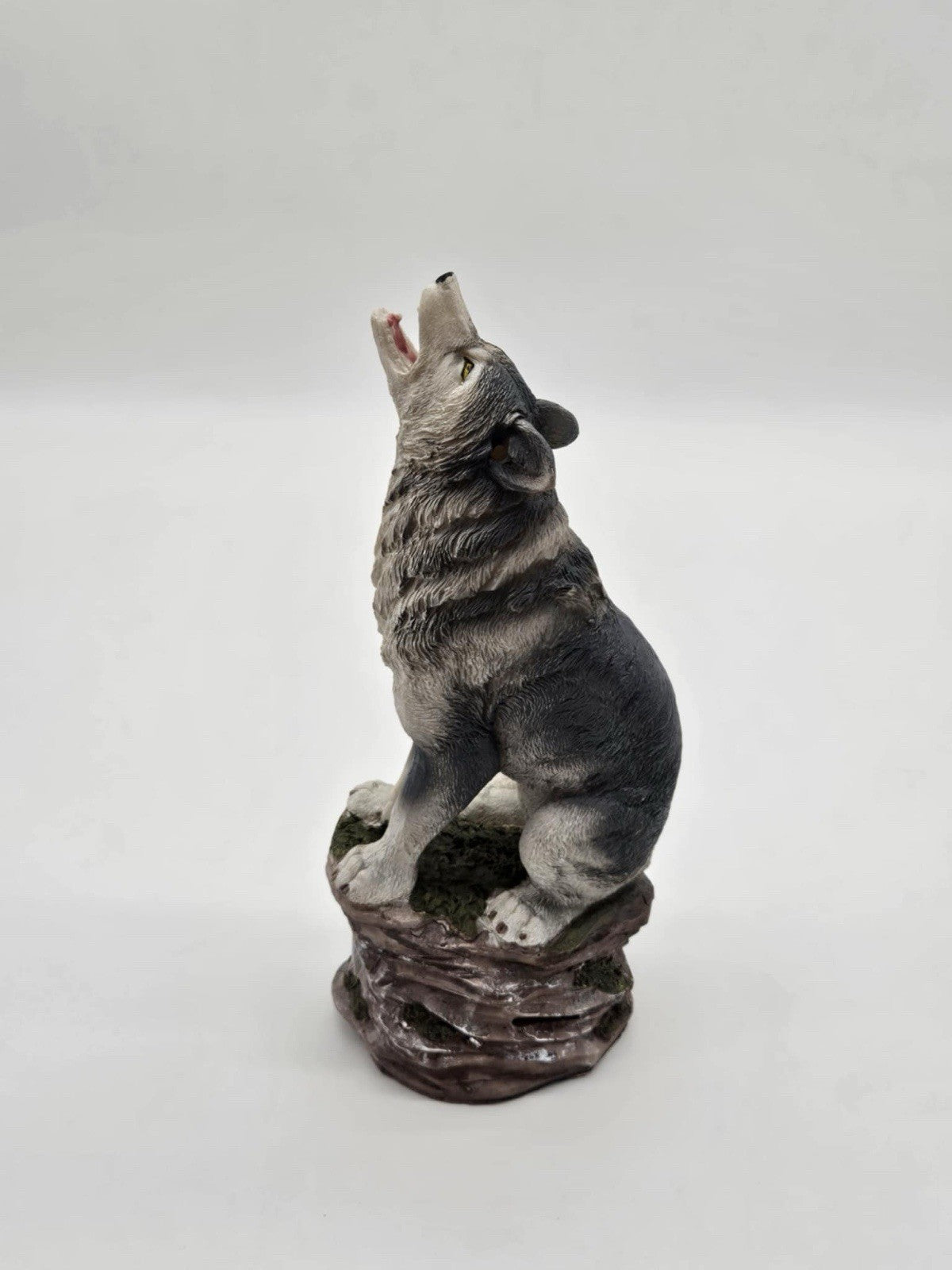 Elegant Expressions Resin Wolf Decor Statue Incense Holder Wolf
