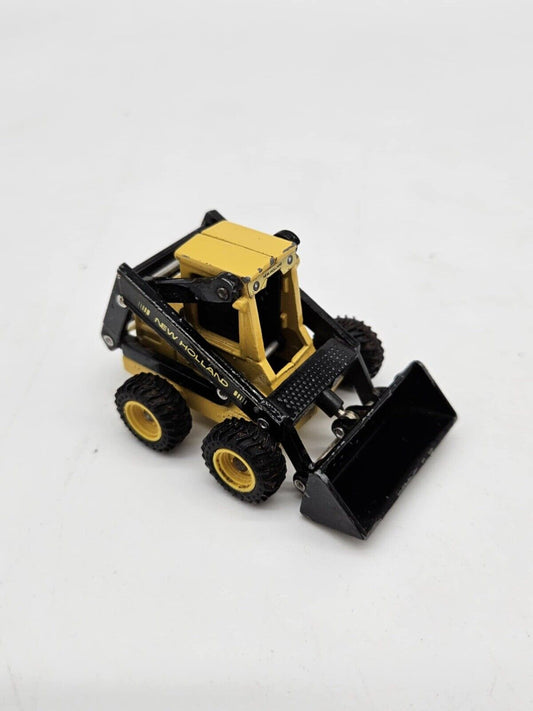 Miniature New Holland Model 555 Skid Steer Front Loader Used DieCast 2.75" Size