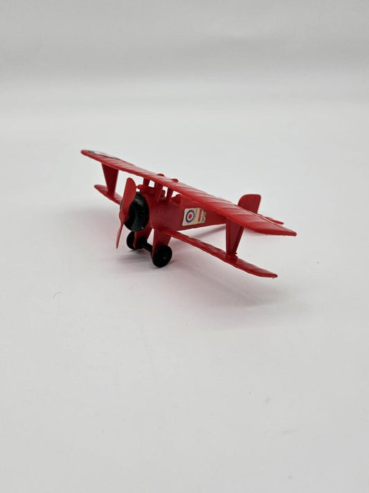 Vintage Red BiPlane - 2 1/4” Long 3" Wide