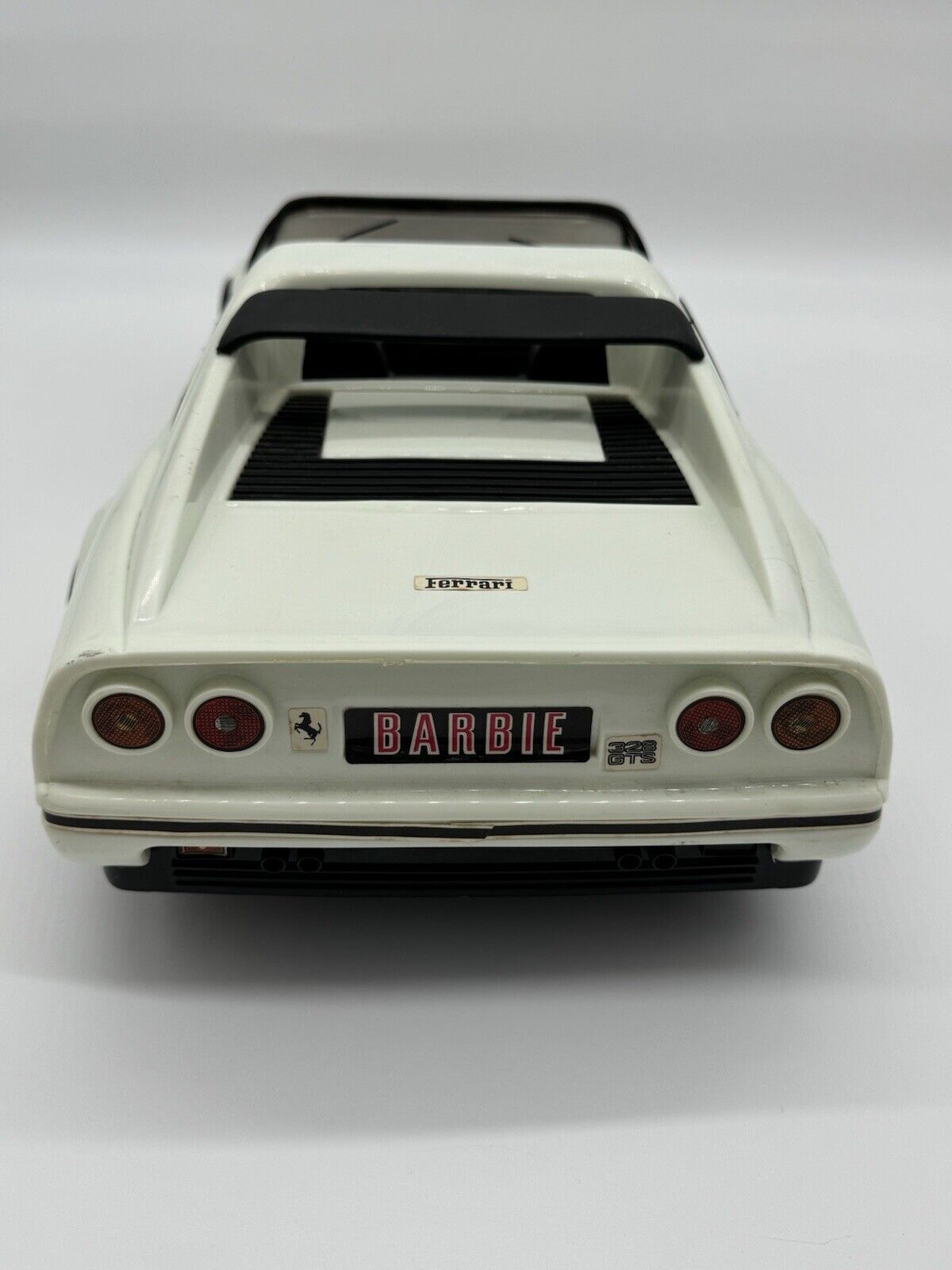 VINTAGE 1986 BARBIE Doll Car White FERRARI 328 GTS Mattel