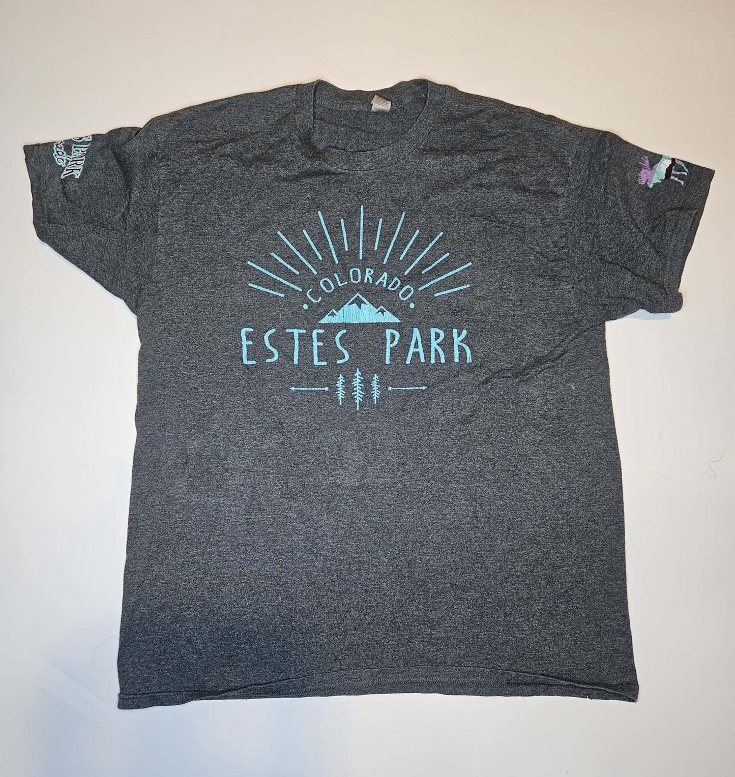 Estes Park Colorado Graphic T-Shirt Moose Mountain Outdoor Tee