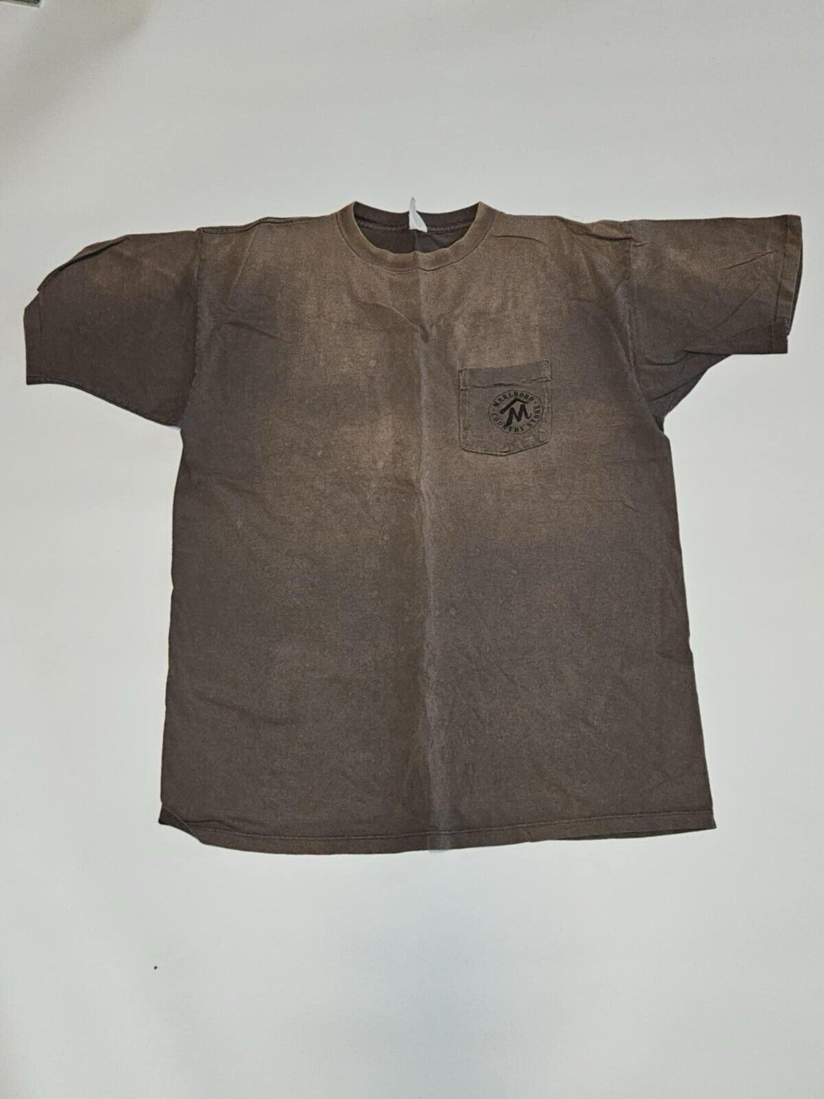 Vintage Marlboro Country Store Single Stitch Cowboy Pocket T Shirt Fits L