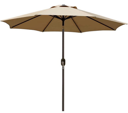 Blissun 9' Outdoor Patio Umbrella, Outdoor Table Umbrella, Yard Umbrella, Mar...