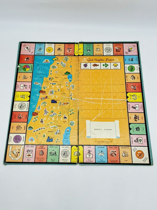 1966 Cadaco Ten Commandments Bible Game Replacement Parts GAME BOARD