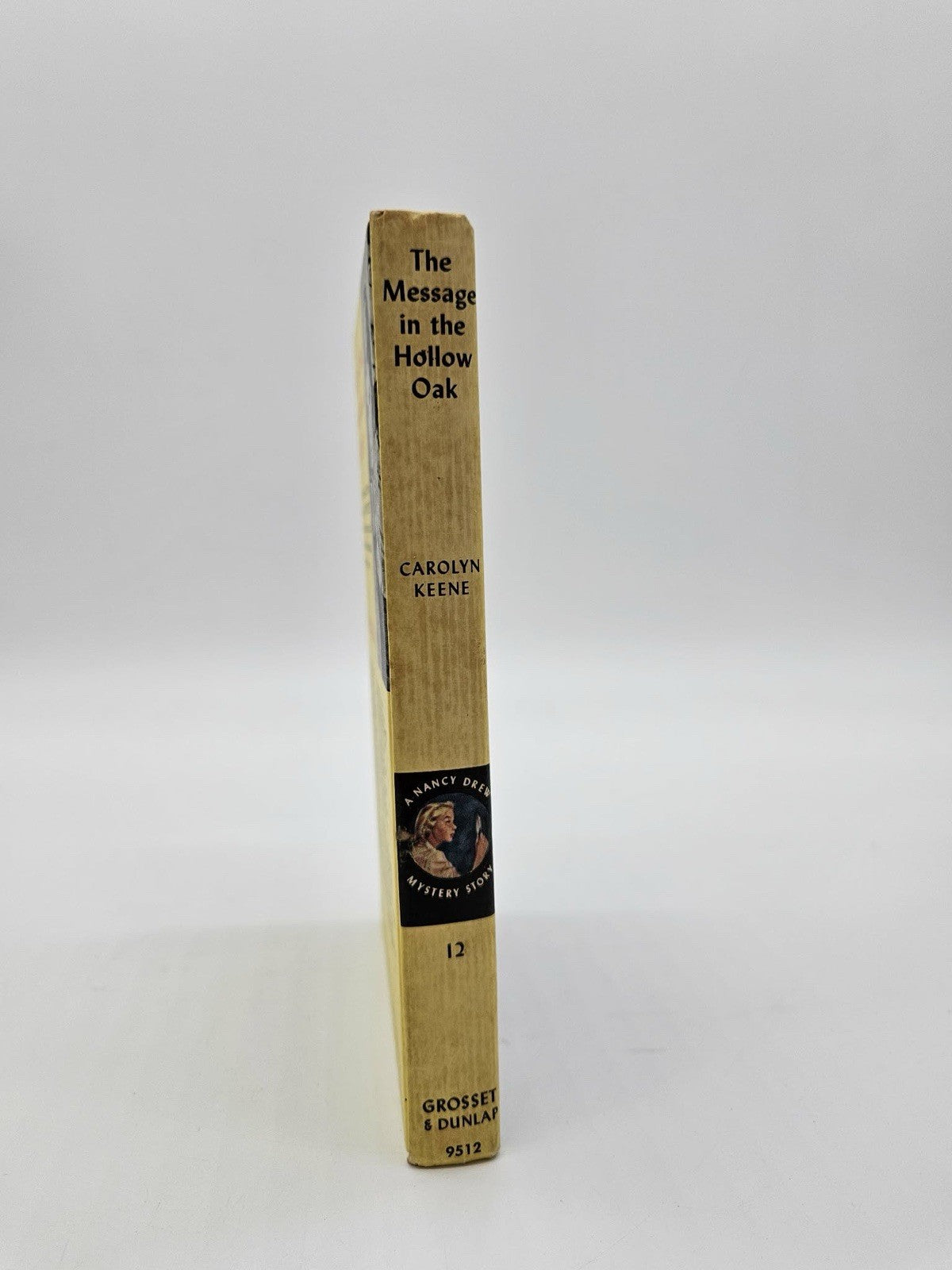 Nancy Drew Message In The Hollow Oak by Carolyn Keene HC 1935 1965 Blue ppr #12