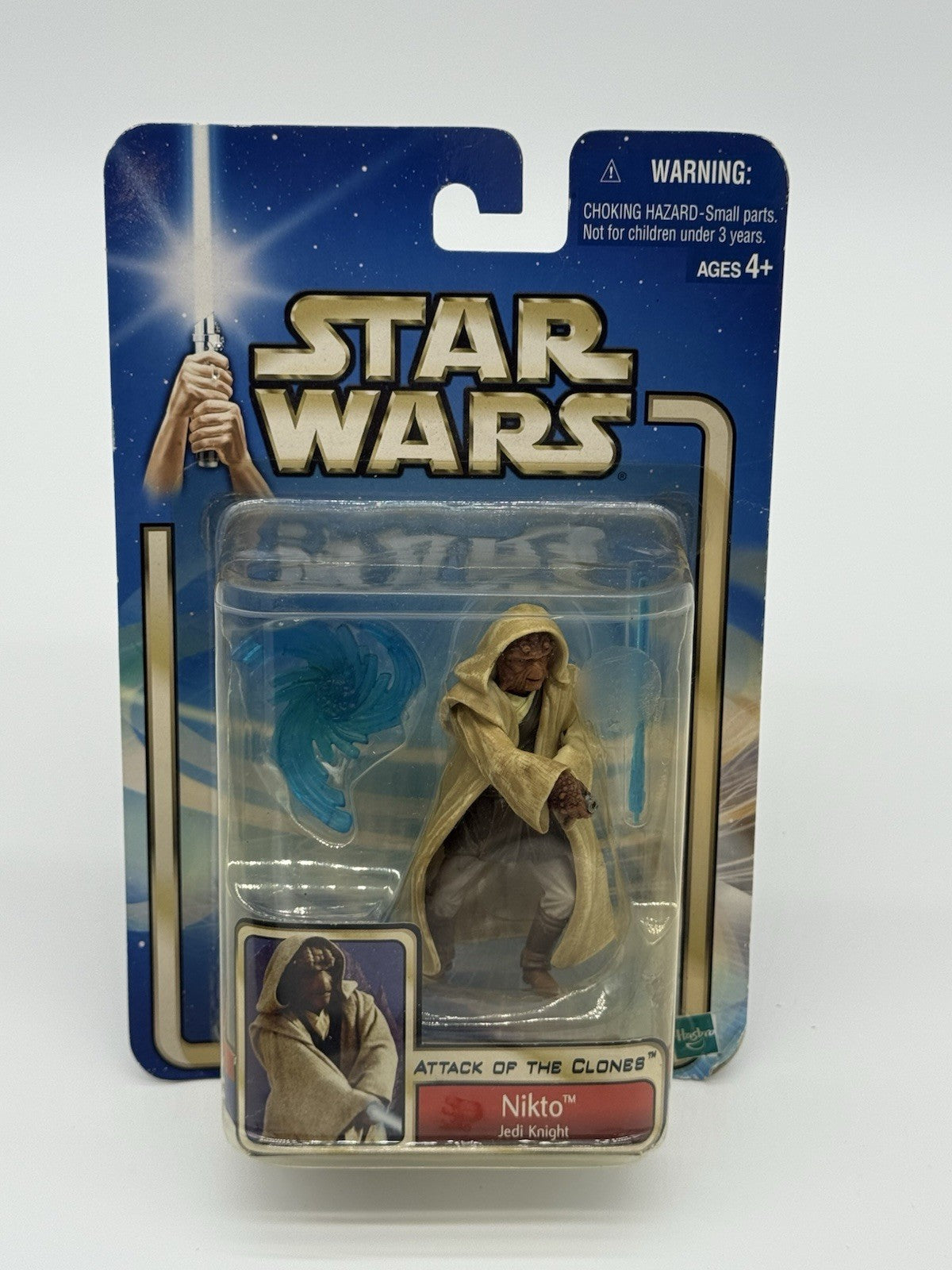 2002 Hasbro Star Wars Attack of the Clones Nikto Jedi Knight Action Figure