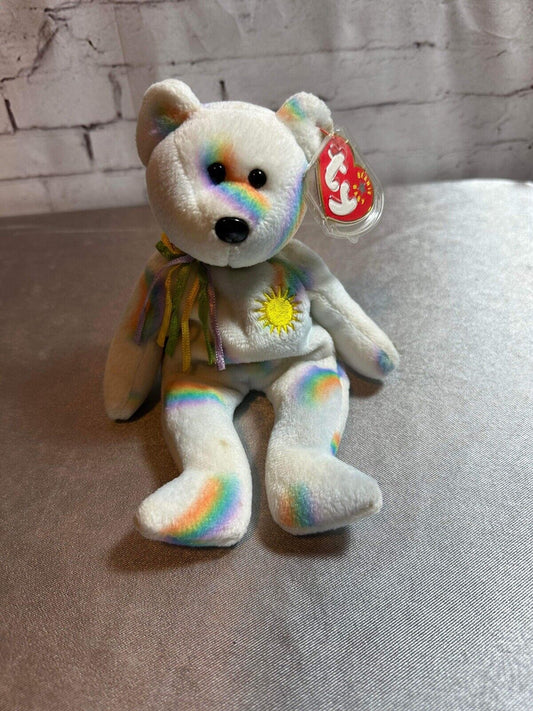 2001 CHEERY RAINBOW BLUE CLOUDS  TY Beanie Baby  VINTAGE
