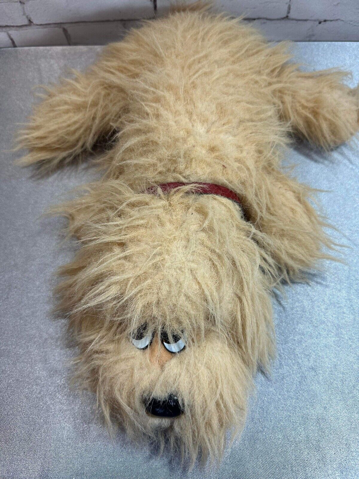 Vintage LOT 1980s Pound Puppies Dog House, 2 Lg Dogs, 3 Sm Dogs + Pond Kitty