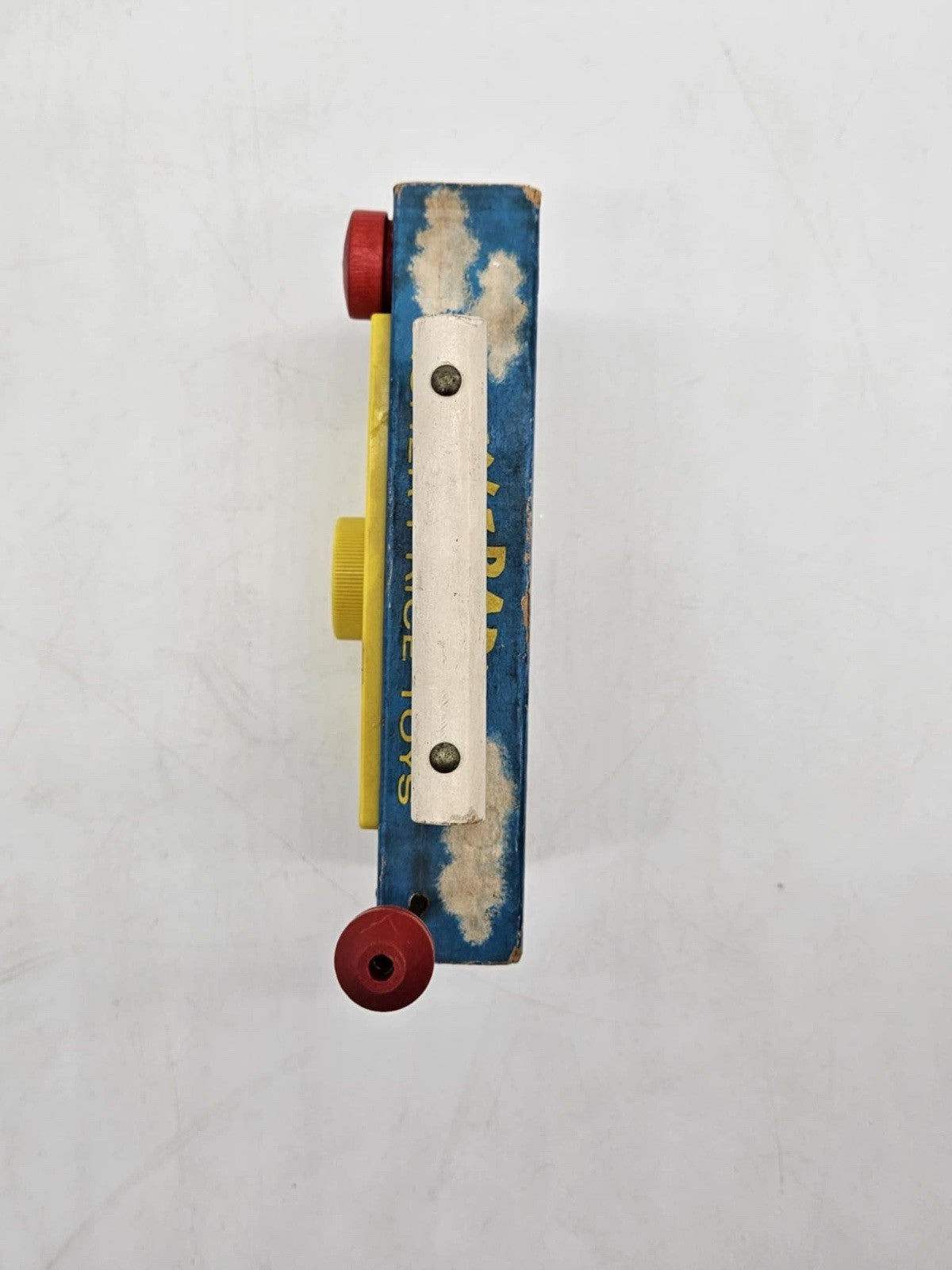 Fisher Price Vintage Retro TV Radio Plays Farmer In The Dell Wind Up Toy Tested