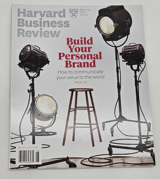 HARVARD BUSINESS REVIEW BUILD YOUR PERSONAL BRAND MAGAZINE JUNE 2023