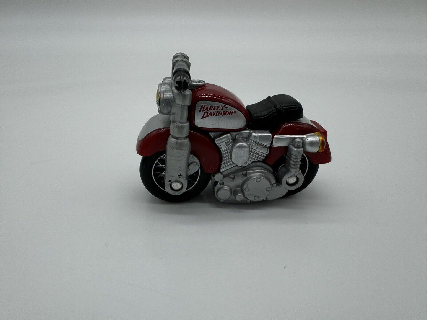 Set of 2 Maisto Cycle Town Harley Davidson Mini 2" Motorcycles Fatboy Vehicles