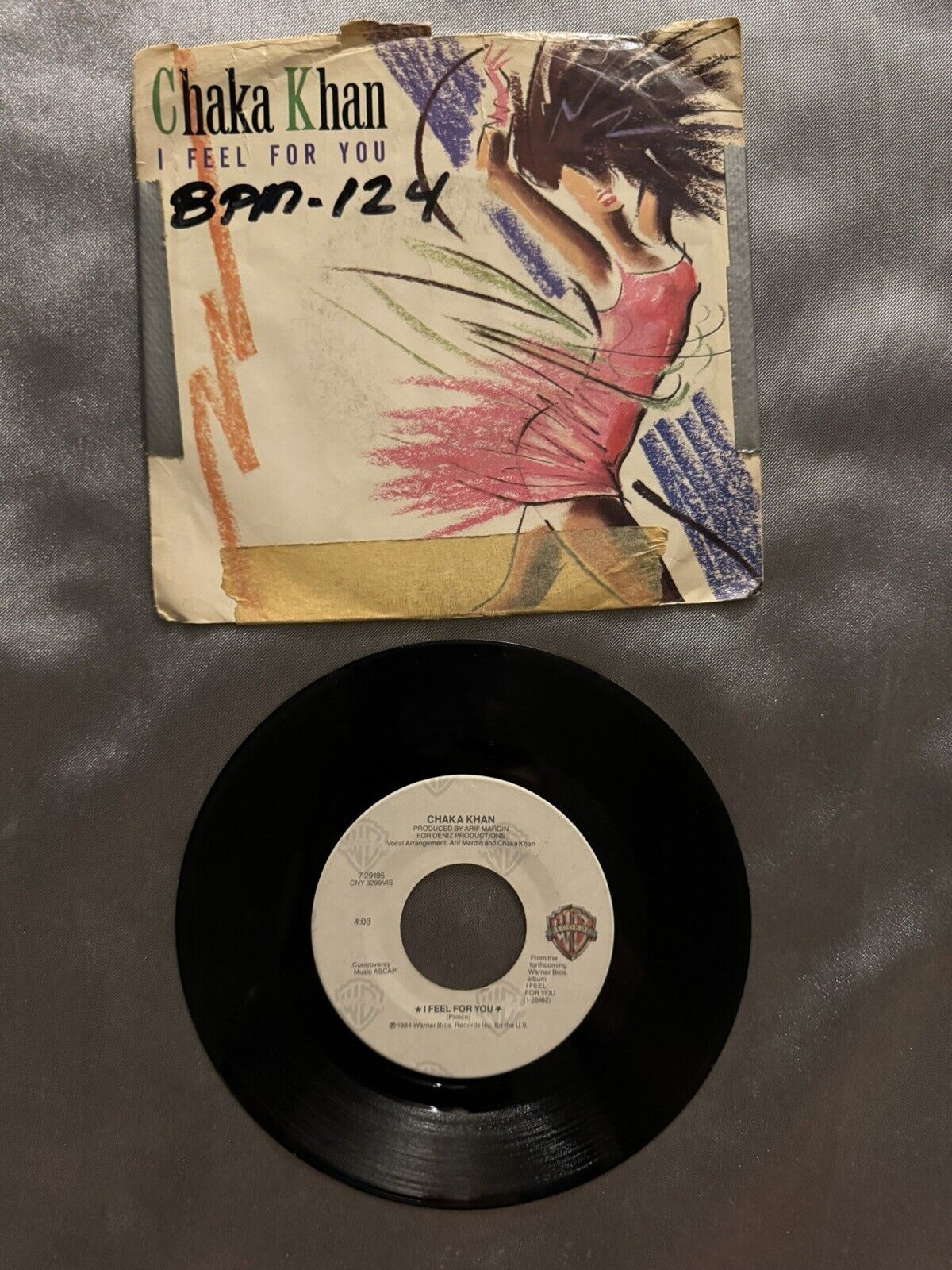 CHAKA KHAN: i feel for you / chinatown WB 7" Single 45 RPM