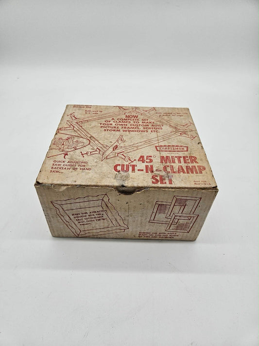 Vintage Craftsman 45 Degree Miter Cut-N-Clamp Set No. 9-66614