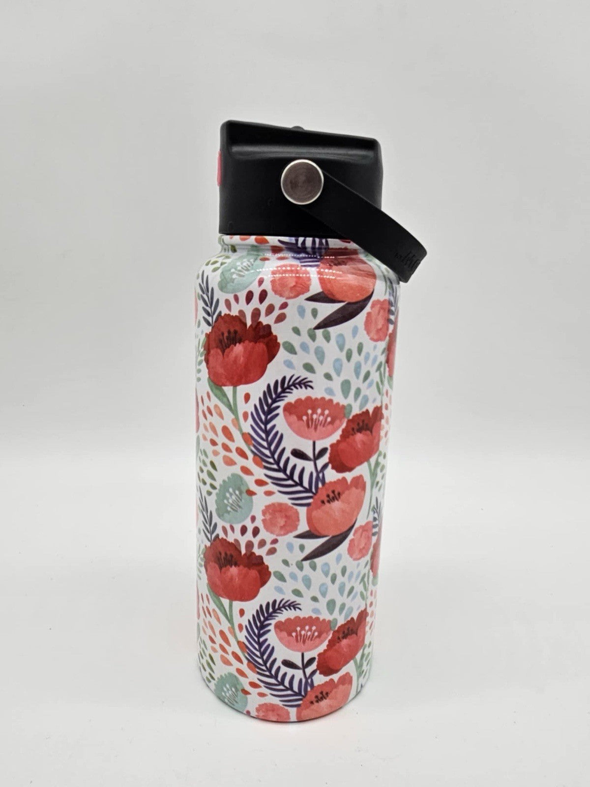 Hydraflow Hybrid Triple Wall Vacuum Insulated Water Bottle Floral Print 17 Oz