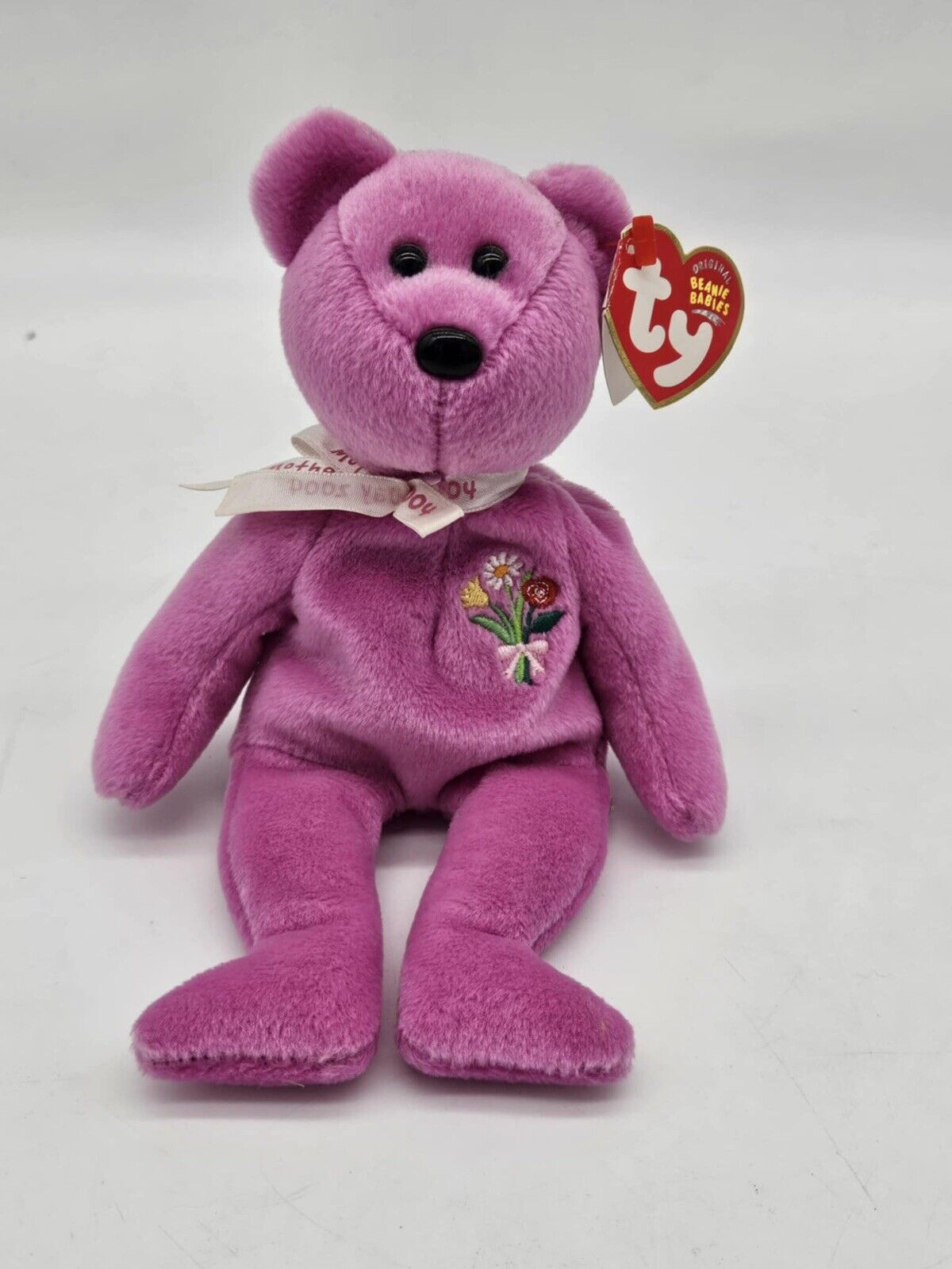 TY Beanie Baby Bluebonnet 5-11-2003 - 2004 Mothers Day Bear Gift - Plush Toy