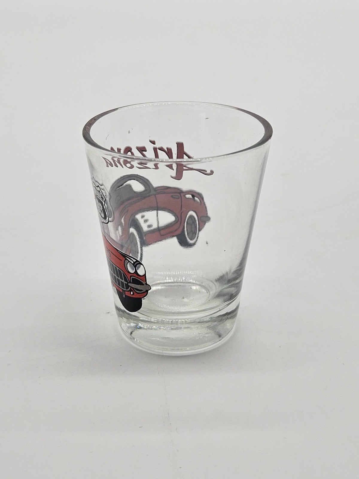 Arizona Route 66 Red Corvette Classic Car Souvenir Shot Glass