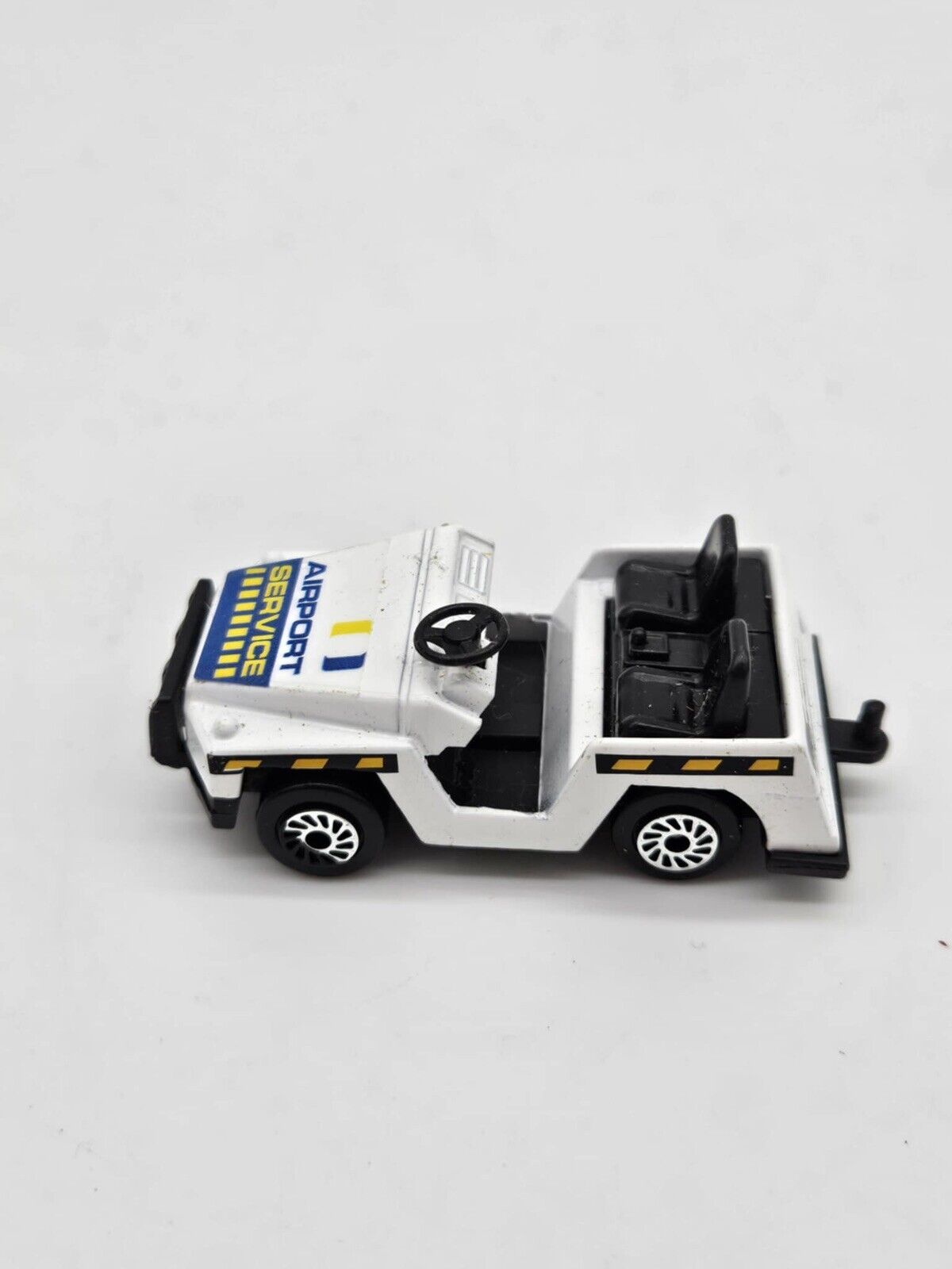 RealToy Package Cargo Baggage Car - Airport Service White Trolley from Play Set