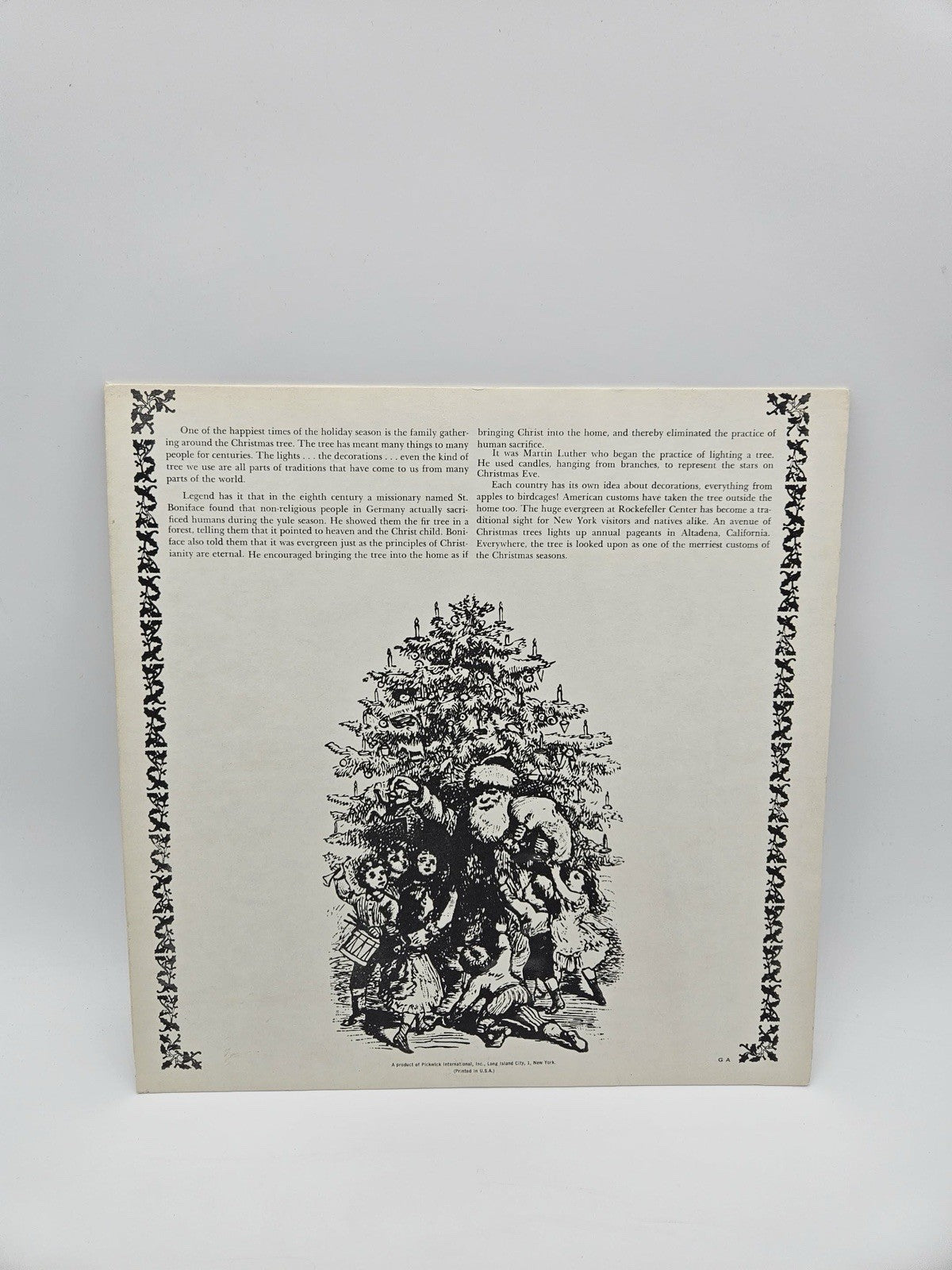 Handel / Christmas Excerpts Of The Messiah LP Design Holiday + Shrink VG+!!!!