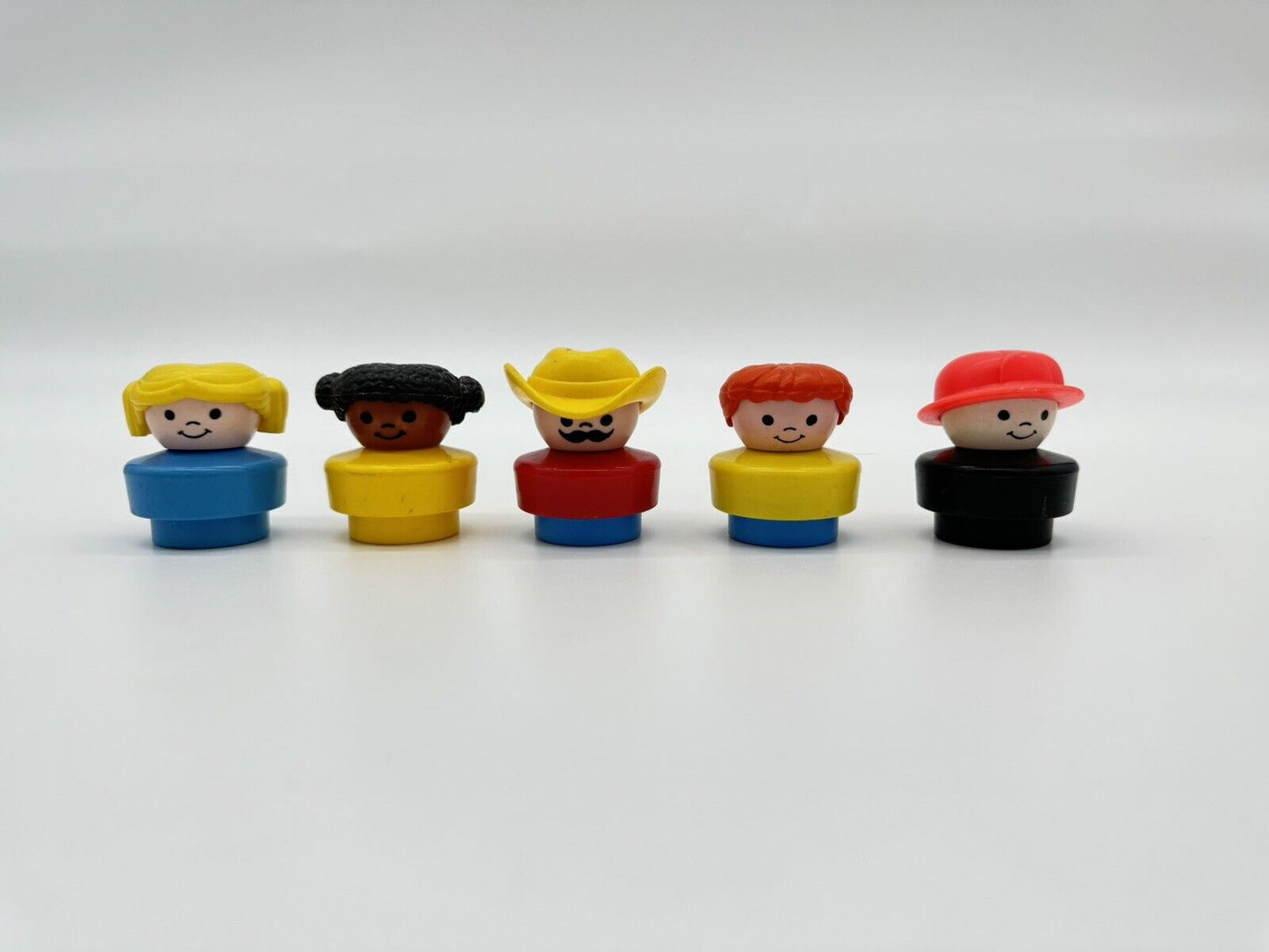 Vintage Fisher Price Little People Chunky People Lot Of 5 Figures 1990