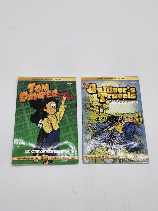 "TOM SAWYER" & “ Gulliver’s Travels” Treasure Box Collection Classic Cartoon DVD