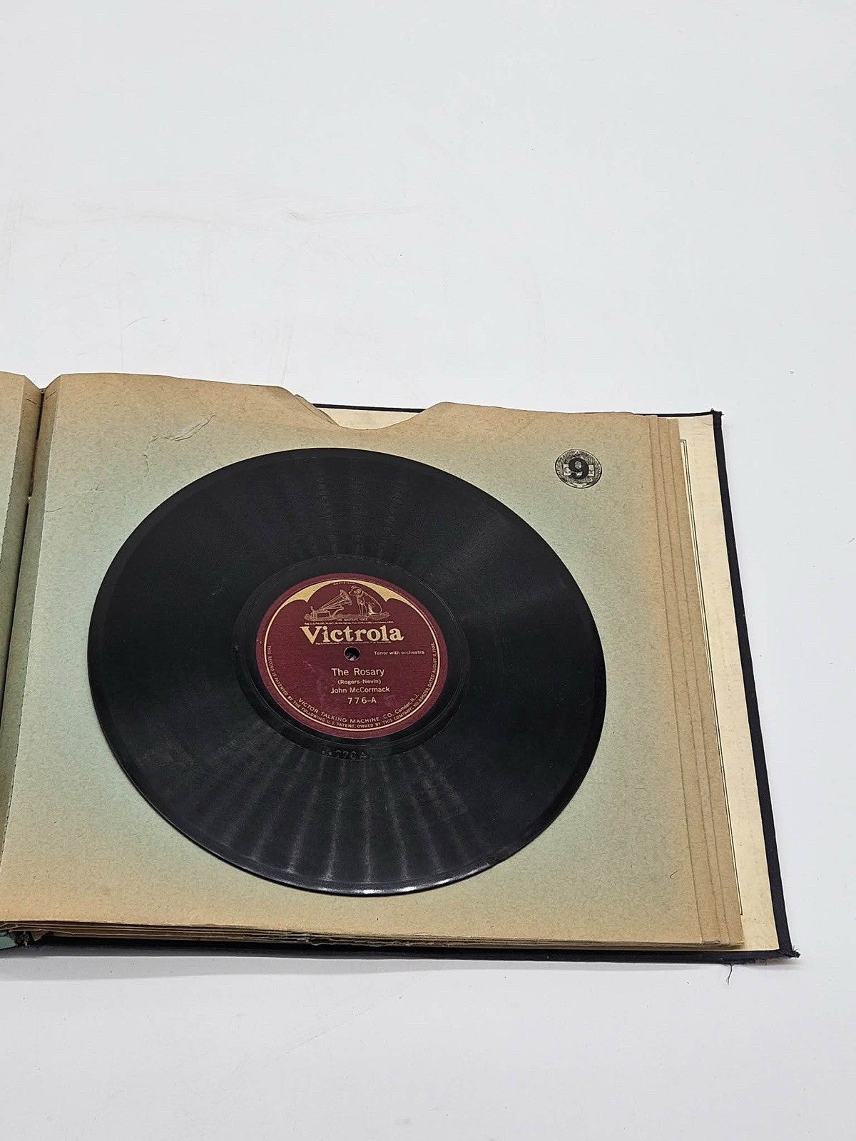 Antique 78 RPM Record Album w Victor Decca Vocalion Pathé Grey Gull & Inserts