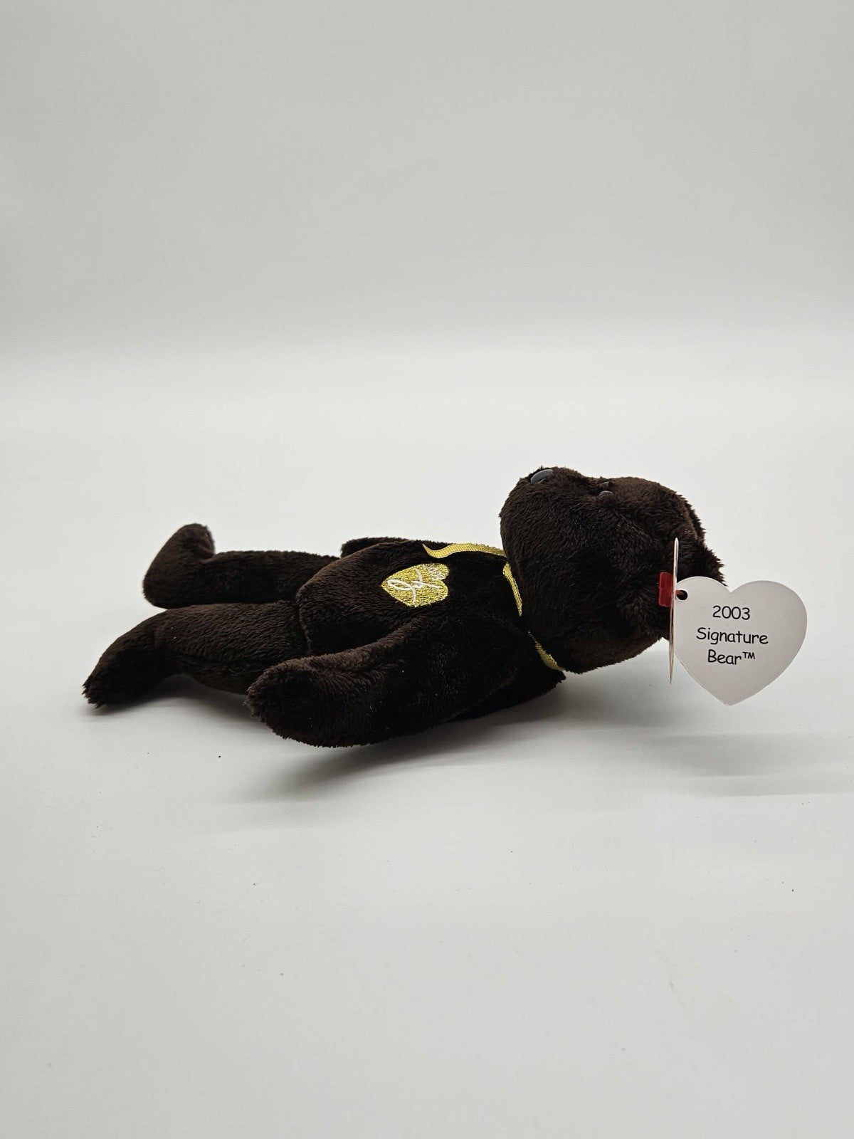 TY Beanie Baby - 2003 SIGNATURE BEAR (8.5 inch) - MWMTs Stuffed Animal Toy
