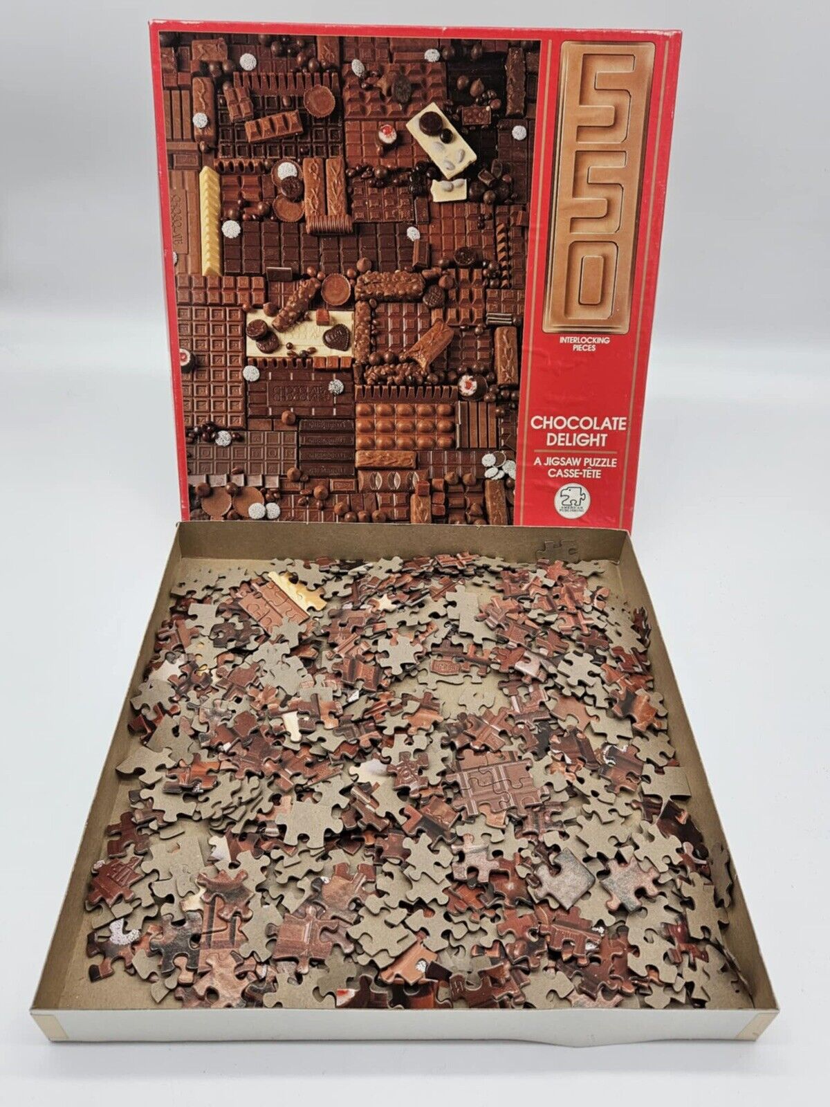 Chocolate Delight 550pc Puzzle 24"x18" American Publishing Brand New Sealed