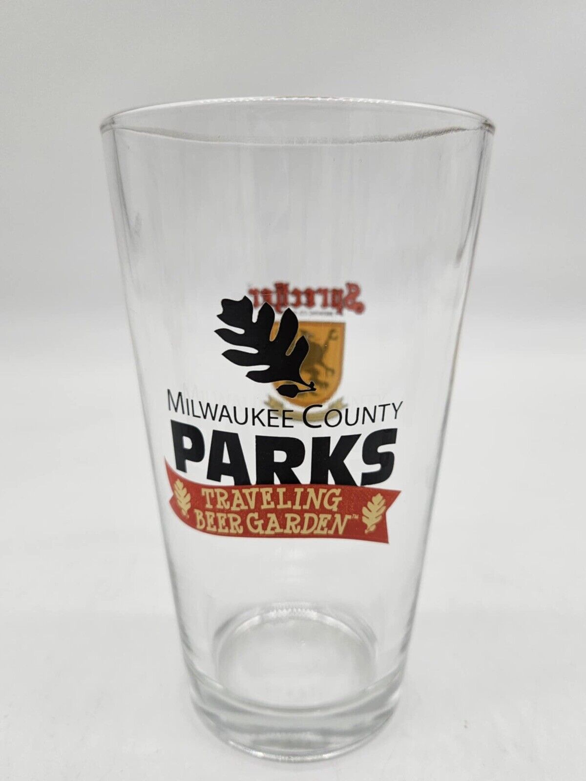 Sprecher Pint Beer Glass Milwaukee County Parks Travelling Beer Garden 2015