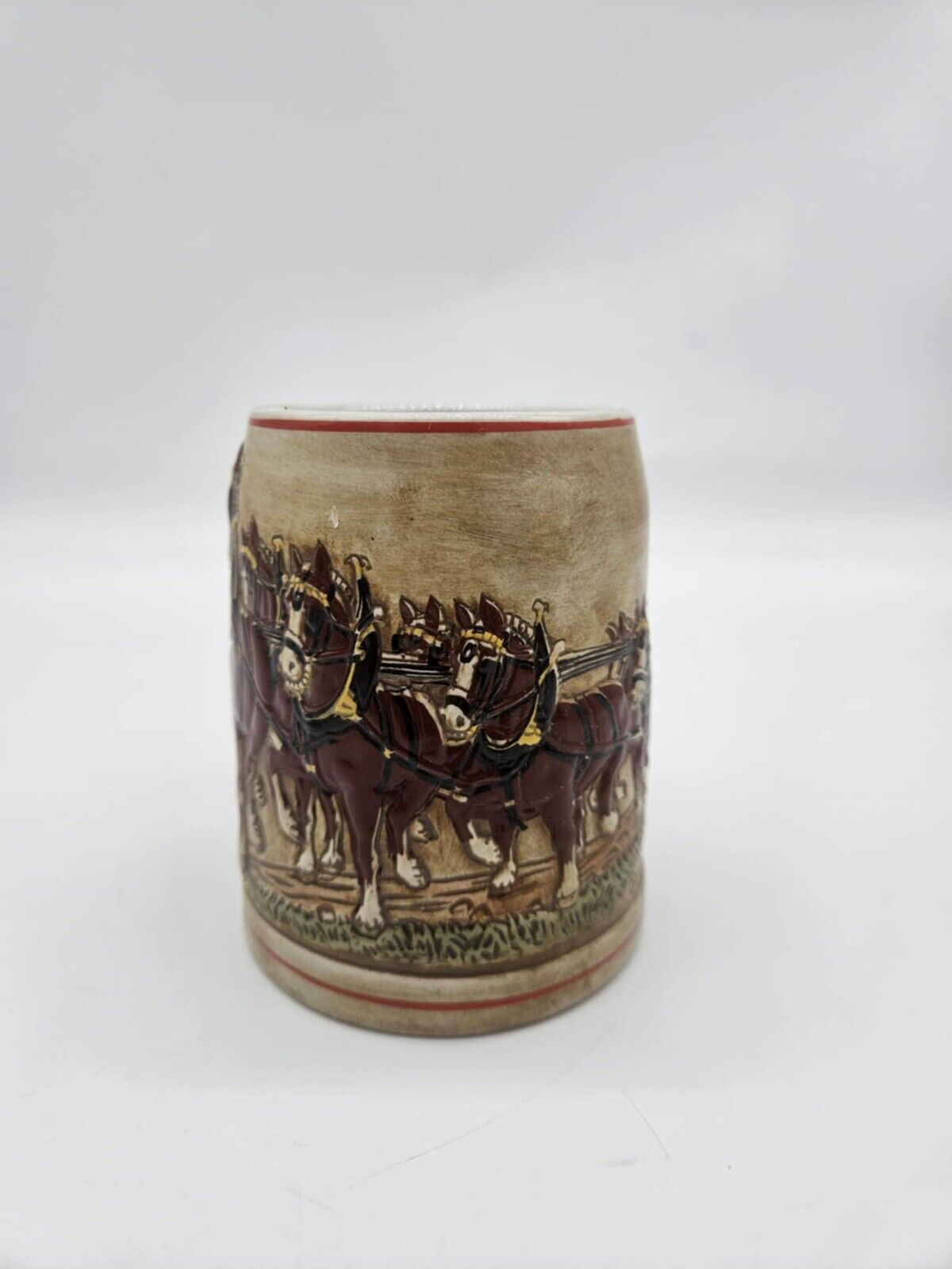 1976 Budweiser CSL9 Champion Clydesdales & Wagon Stein