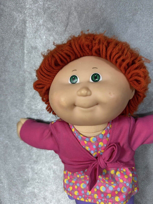 RARE 1986 Vintage Cabbage Patch Doll Red Hair, Green Eyes