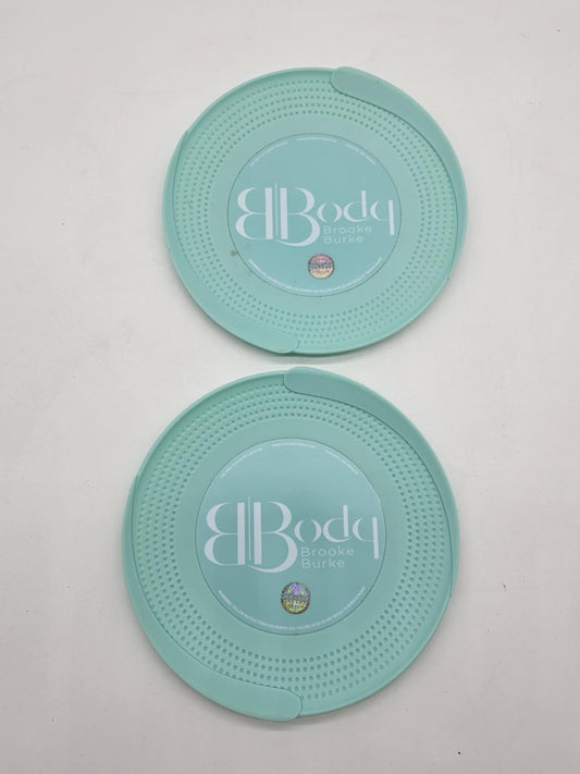 Brooke Burke Body Workout Exercise Sliders Turquoise