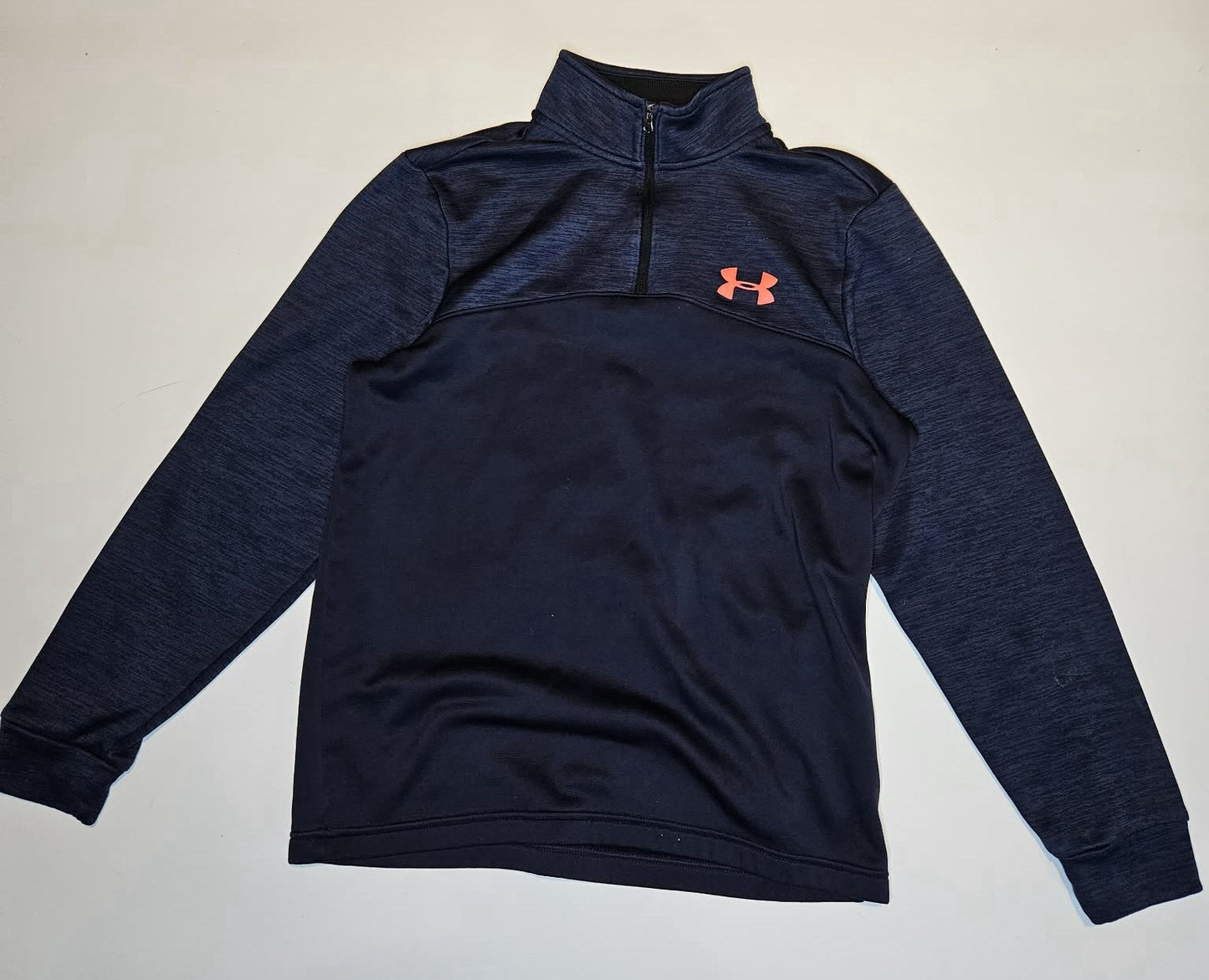Under Armour Men’s Navy Blue Quarter Zip Pullover – Size M