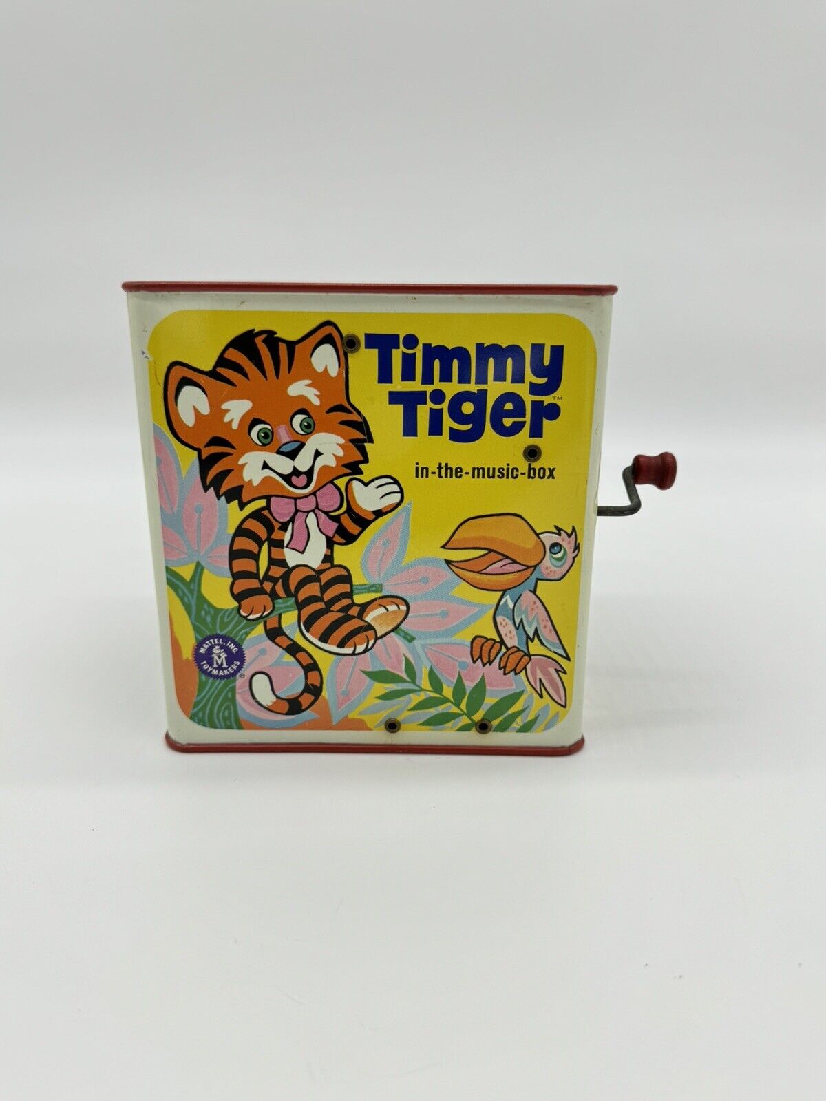 Timmy Tiger Music Box Matty Mattel Vintage 60's ~ EXCELLENT CONDITION!