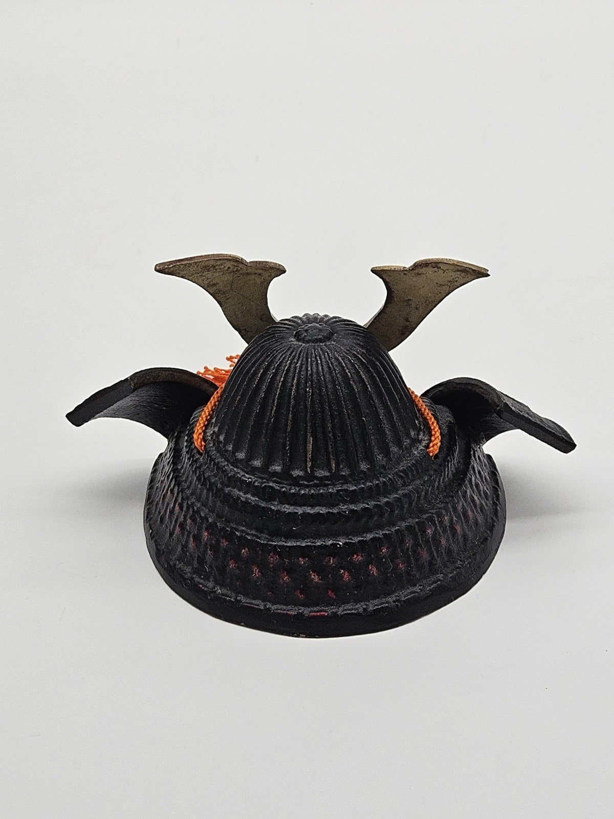 Japanese Samurai Helmet Replica Iron Pillow Kusunoki Masashige Model