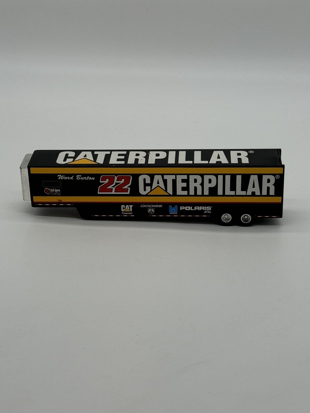 NASCAR 2002 Hot Wheels Ward Burton #22 Caterpillar Team Transporter 1:64