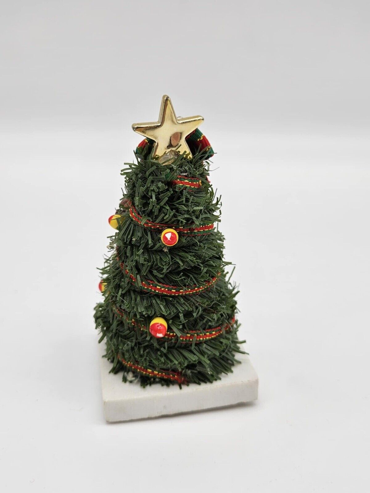 Vintage Miniature Tiny Christmas Trees - Battery Operated