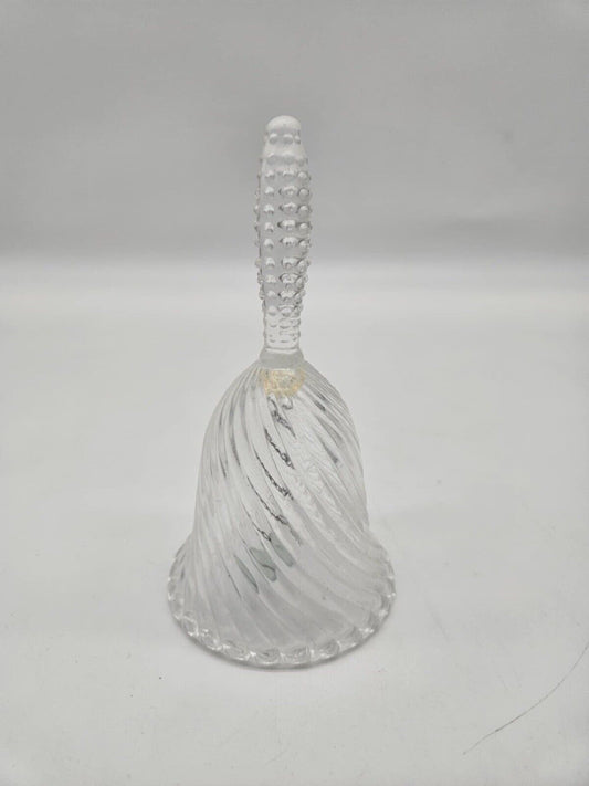 Crystal Bell, Swirl Design, Vintage