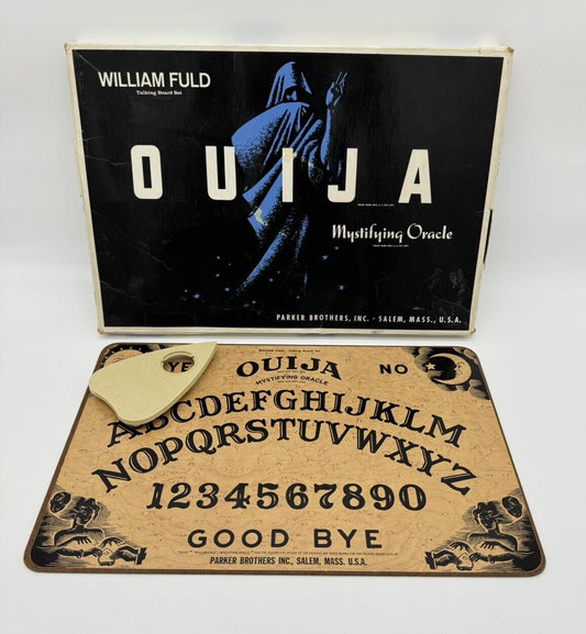 Vintage 1960's Parker Brothers William Fuld Ouija talking board game