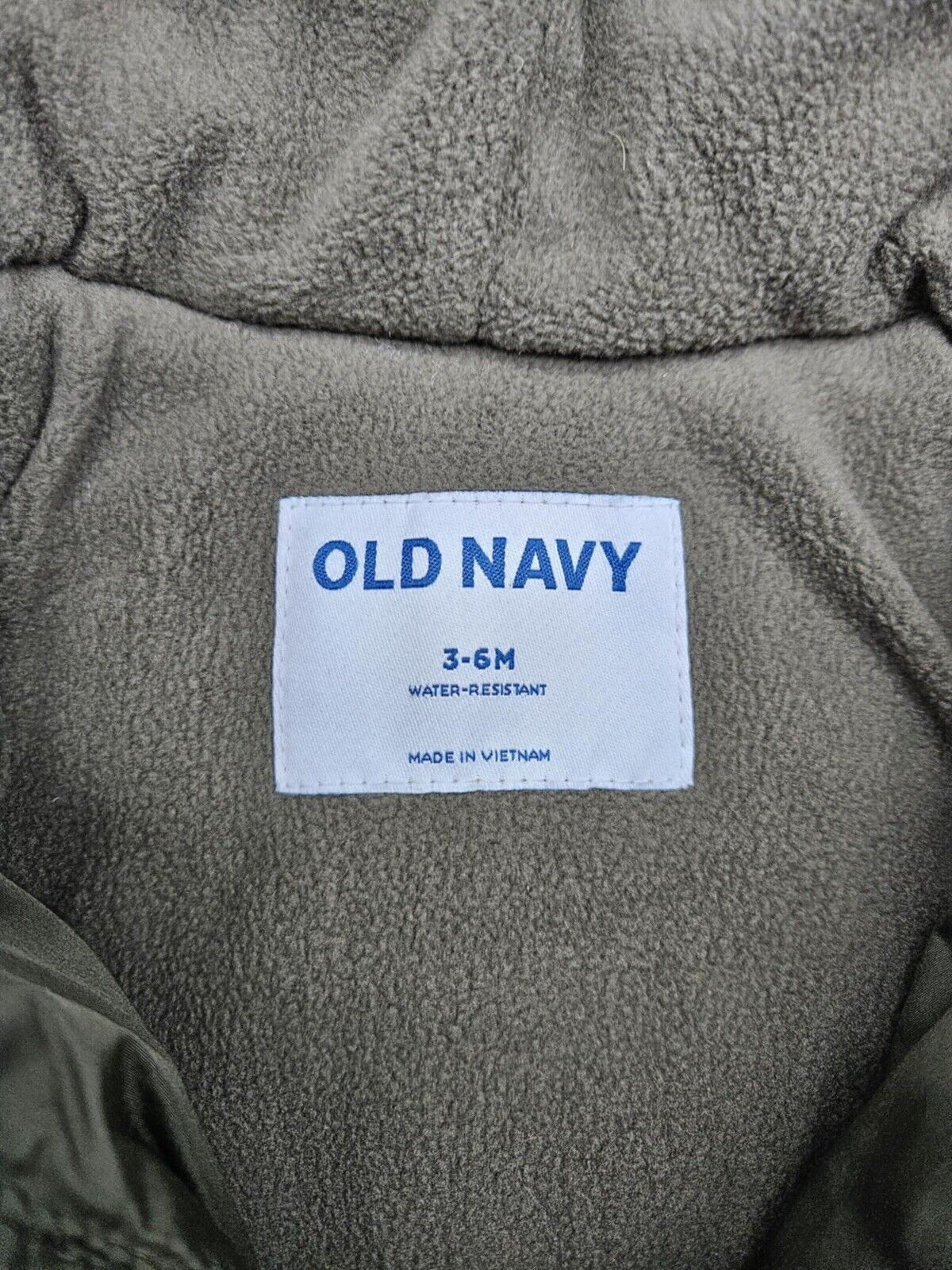Old Navy Boys Dinosaur Puffy Jacket ~ 3/6 Months