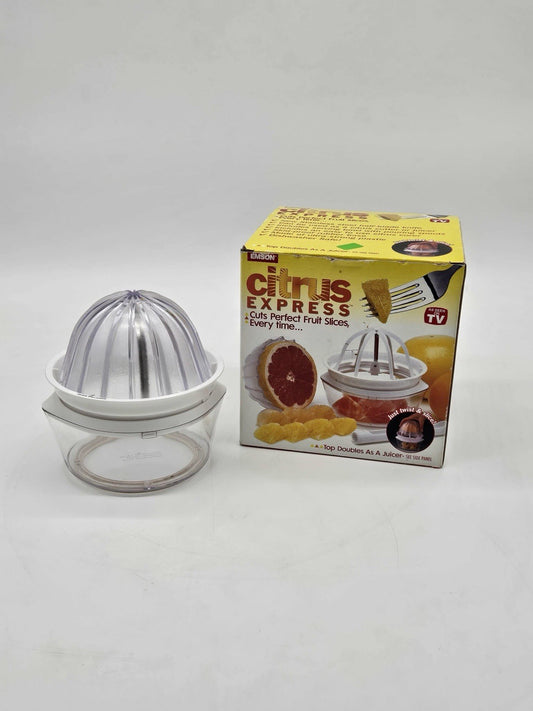 Emson Citrus Express Fruit Slicer Juicer As Seen On TV Kitchen Gadget