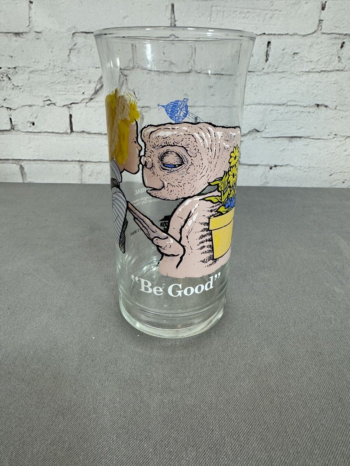 E.T. the Extra Terrestrial glass BE GOOD Pizza Hut 1982