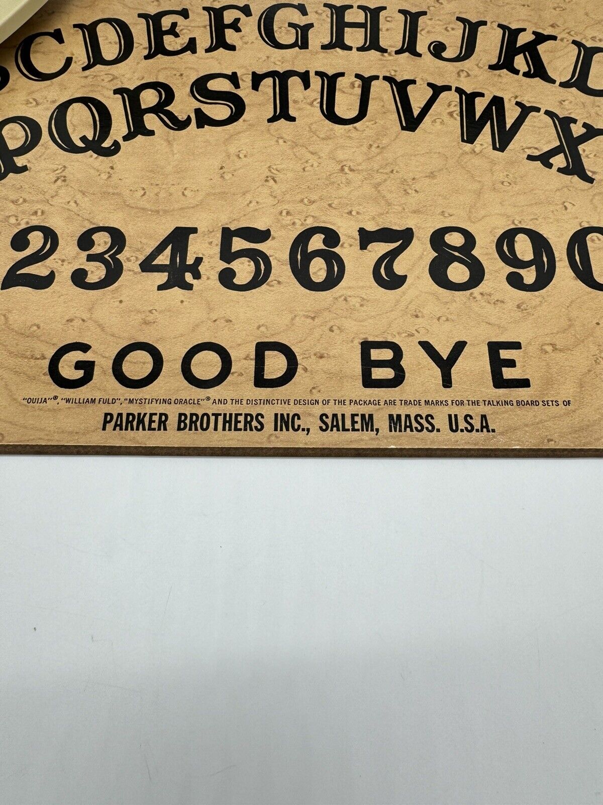 Vintage 1960's Parker Brothers William Fuld Ouija talking board game