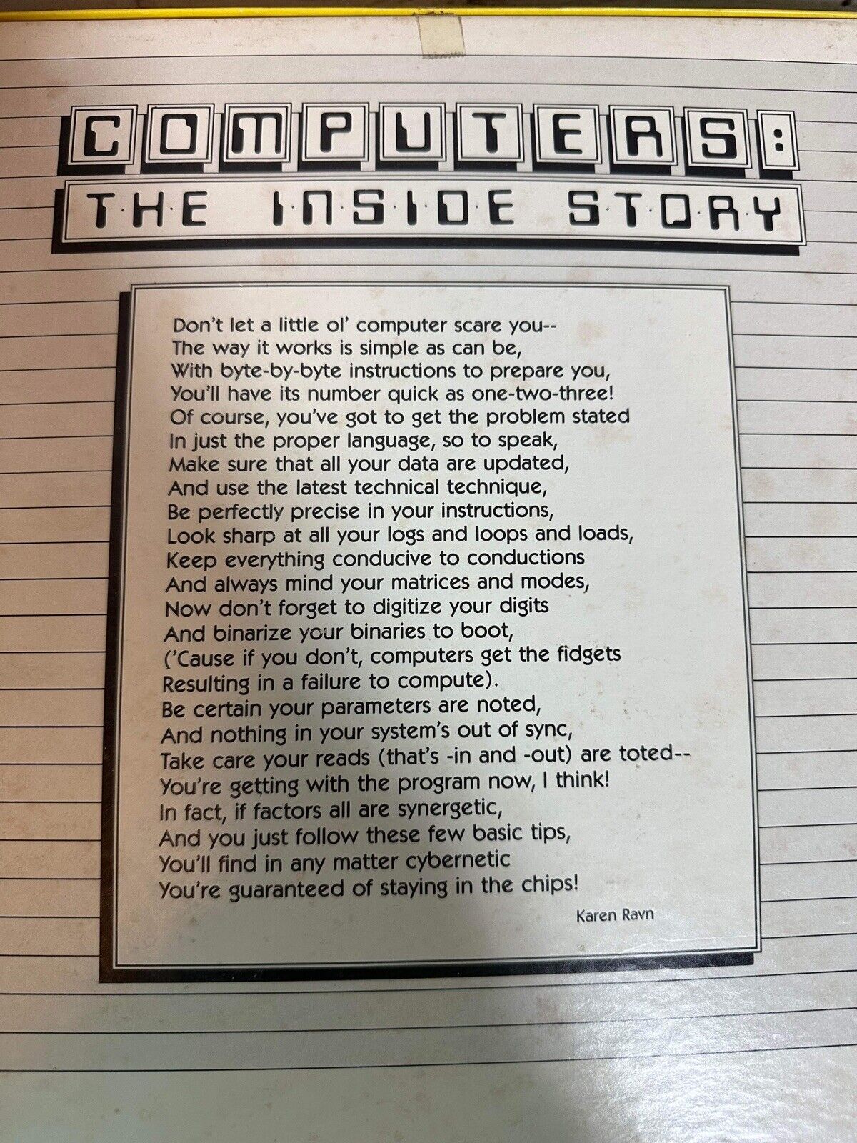 Springbok Computers The Inside Story 1000 Piece Jigsaw Puzzle 24x30