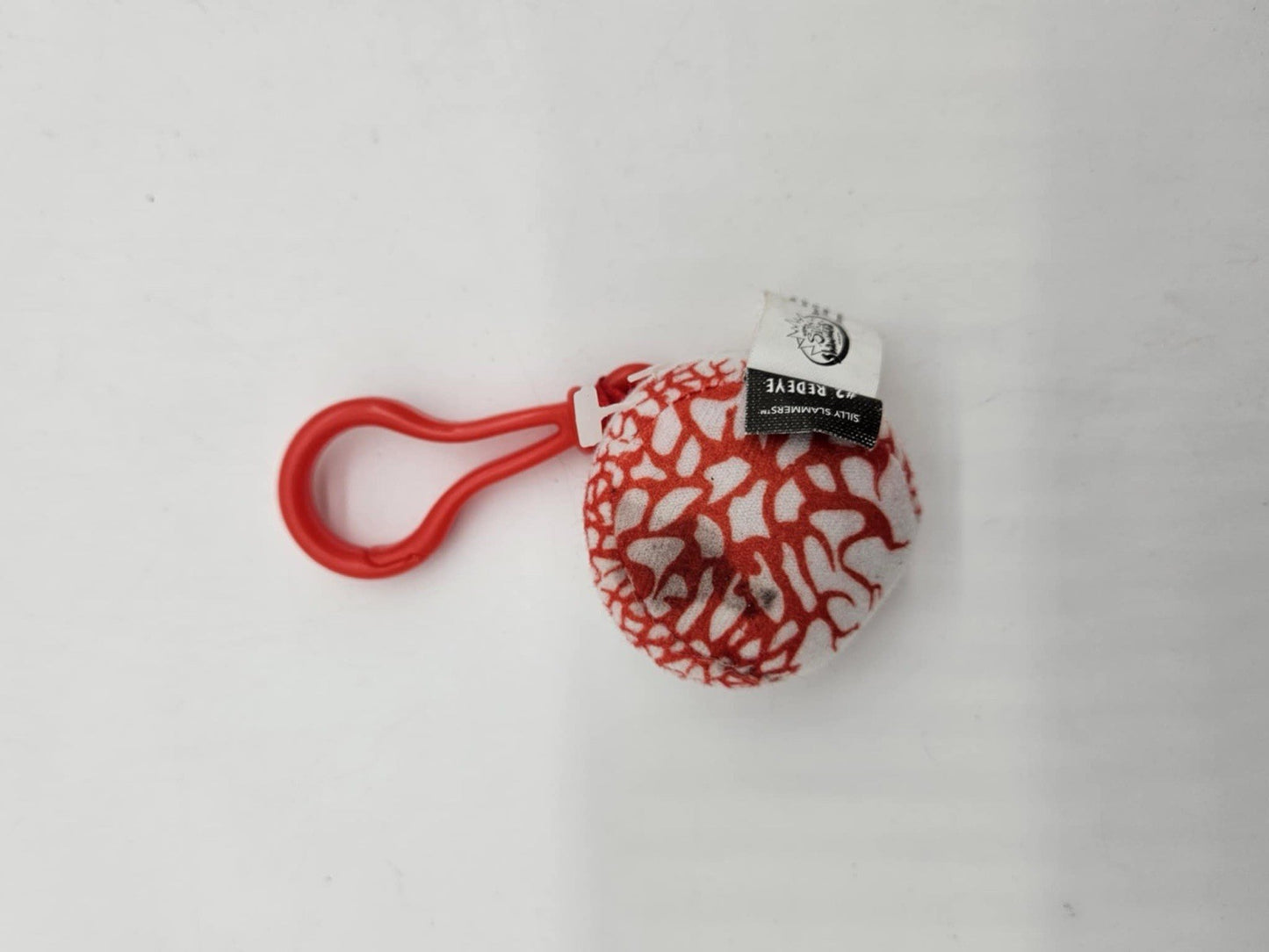 Silly Slammers  #2 Red Eye Keychain Burger King 1999 Eye Ball Non Working