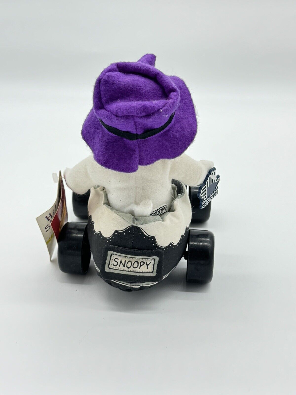 RARE Vintage Applause Peanuts Putt Pups Snoopy Plush Shoe Car w Tags