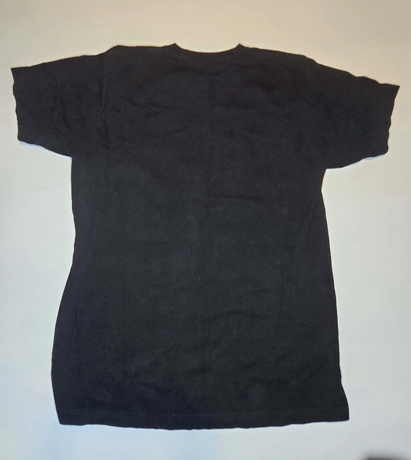 Basic Math “Royalty” Graphic T-Shirt Black Yellow Print Size L