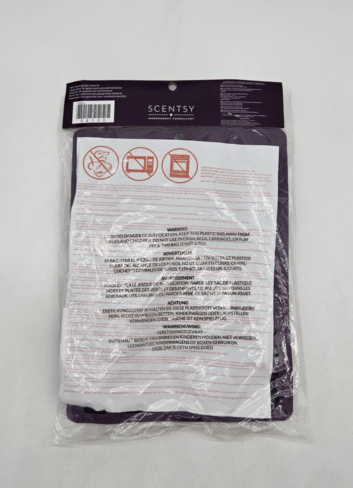 Scentsy Silicone Sample Molds Wax Melting Candle Circle & Warmer Shape