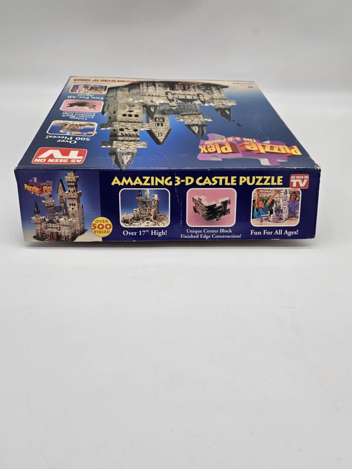 1993 AMAZING 3-D Puzzle Plex Castle Puzzle 500 pieces 17”