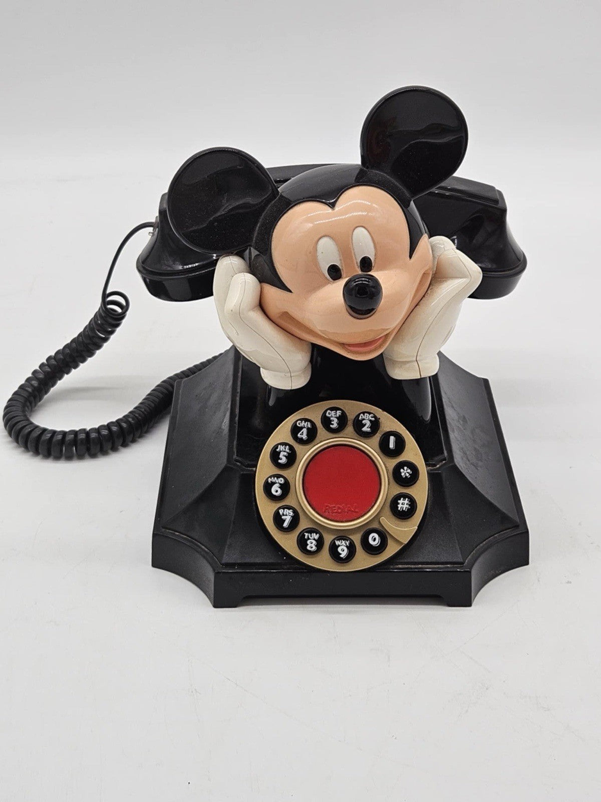 Vintage Disney Mickey Mouse Telephone Push Button Phone Eagan Desk Phone