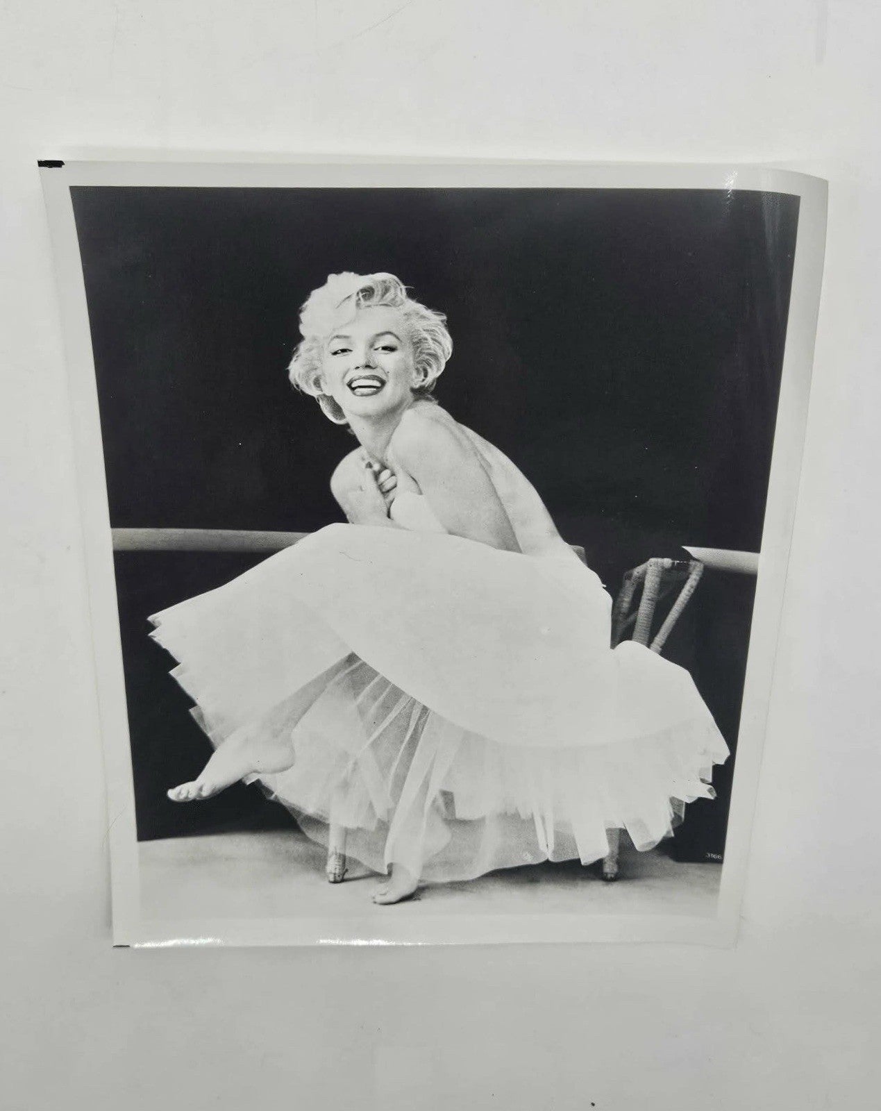 Set of 2 Vintage Marilyn Monroe Black & White Photo Prints